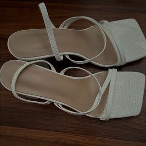 SHEIN White Strappy Sandals